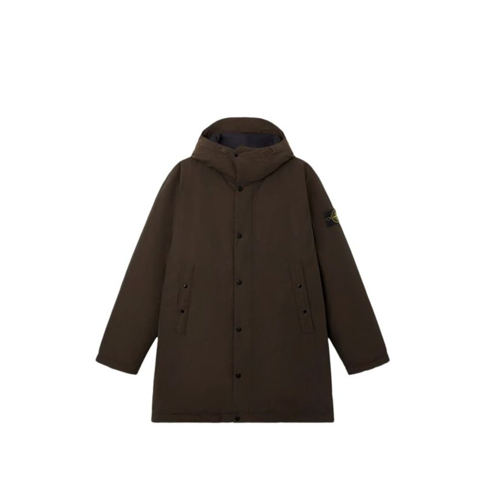 Stone Island Brown Coats - Parkas Men